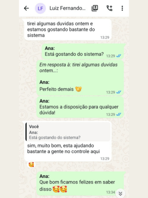 Depoimentos de Clientes